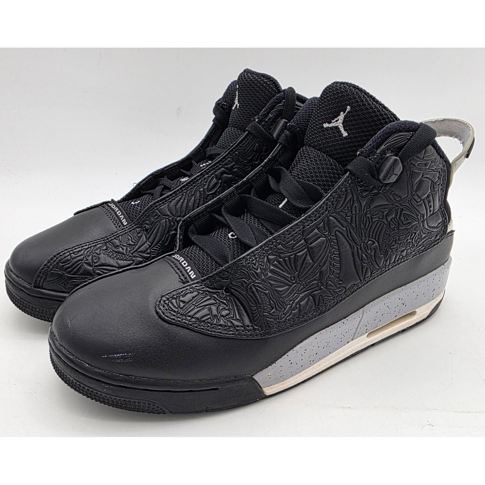 Nike Air Jordan Dub Zero Black Wolf Grey White Laser Men's Boys Sneakers Size 7Y